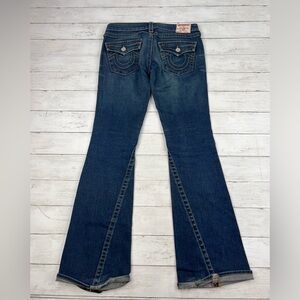 True Religion VTG USA Made Joey Low Rise Flare Jeans Size 28
